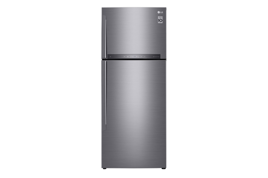 LG Top Freezer Refrigerator 471L Gross Capacity, Silver Color, Inverter Linear Compressor, DoorCooling+™, GCM-616HLL