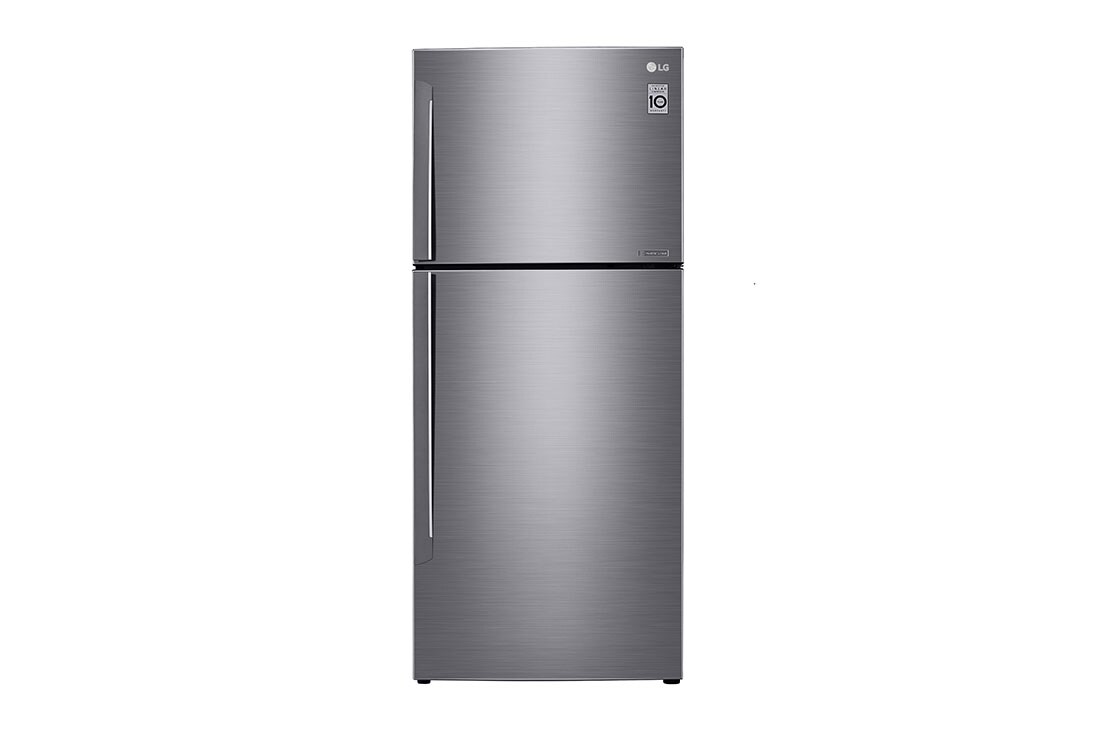 LG Top Freezer Refrigerator 437L Gross Capacity, Silver Color, Inverter Linear Compressor, DoorCooling+™, LG-GNM-522LL, GNM-522LL