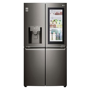 InstaView Door-in-Door™, Four Door Refrigerator, 889L Gross Capacity with HygieneFRESH+™, Black Stainless Color1