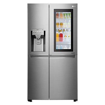 InstaView Door-in-Door Refrigerator, 668L Gross Capacity, SpacePlus™ Ice System & HygieneFRESH+, Steel Color1