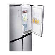LG 4 Door Refrigerator 725L Gross Capacity, Inverter Linear Compressor, Door-in-Door, Hygiene Fresh+™, Steel Color, GRD-274PN, thumbnail 4