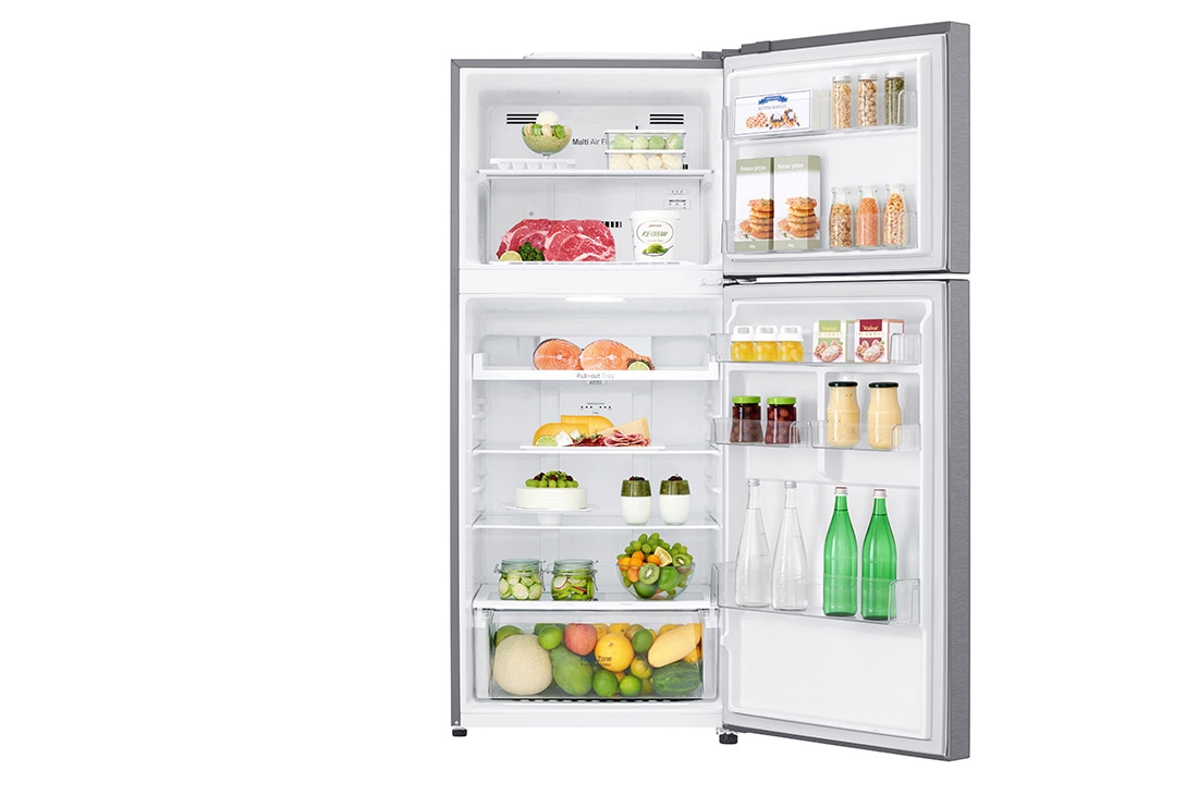 LG Top freezer Refrigerator 427L Gross Capacity, Dark Graphite Steel Color, Inverter Compressor, GNB-532D, thumbnail 16