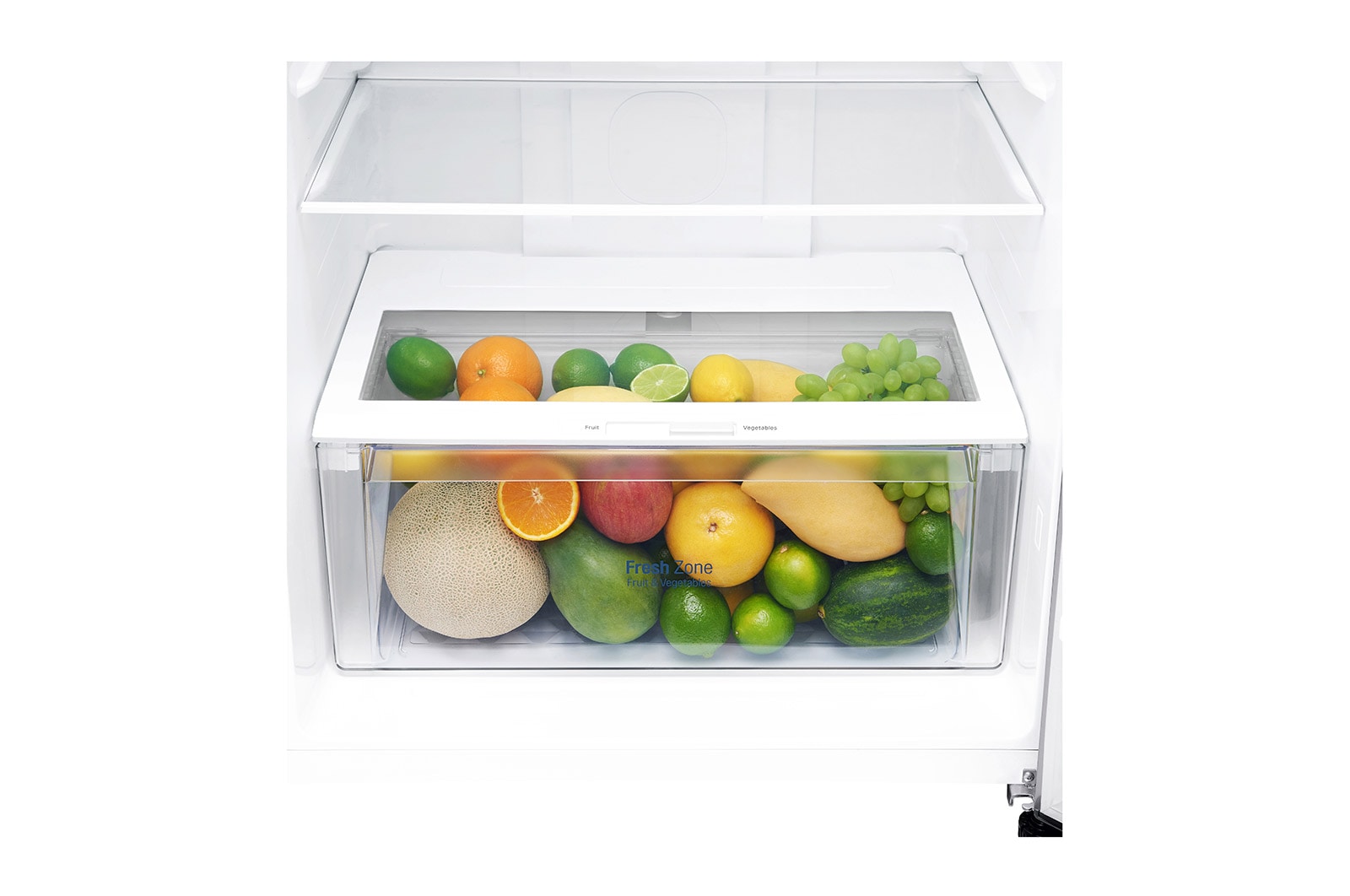 LG Top freezer Refrigerator 427L Gross Capacity, Dark Graphite Steel Color, Inverter Compressor, GNB-532D