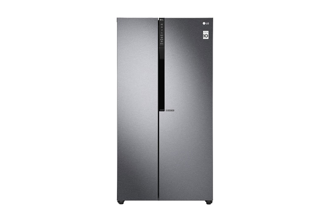 LG Side-By-Side Fridge, 679L Gross Capacity, Inverter Linear Compressor, External Control, Dark Graphite Color, GCB-267VDL
