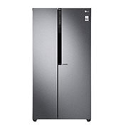 LG Side-By-Side Fridge, 679L Gross Capacity, Inverter Linear Compressor, External Control, Dark Graphite Color, GCB-267VDL, thumbnail 1