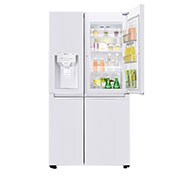 LG Side by Side Refrigerator 668L Gross Capacity, Inverter Linear Compressor, Platinum Silver Color, GCJ-267PXW, GCJ-267PXW, thumbnail 3