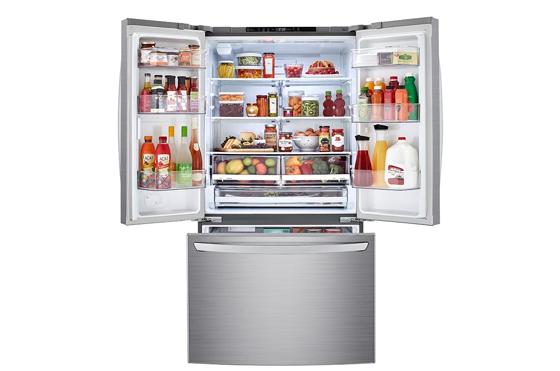 LG French Door Refrigerator with 813L Gross Capacity, Linear Cooling and Auto Ice Maker, GCB-263AS, GCB-263AS, thumbnail 16
