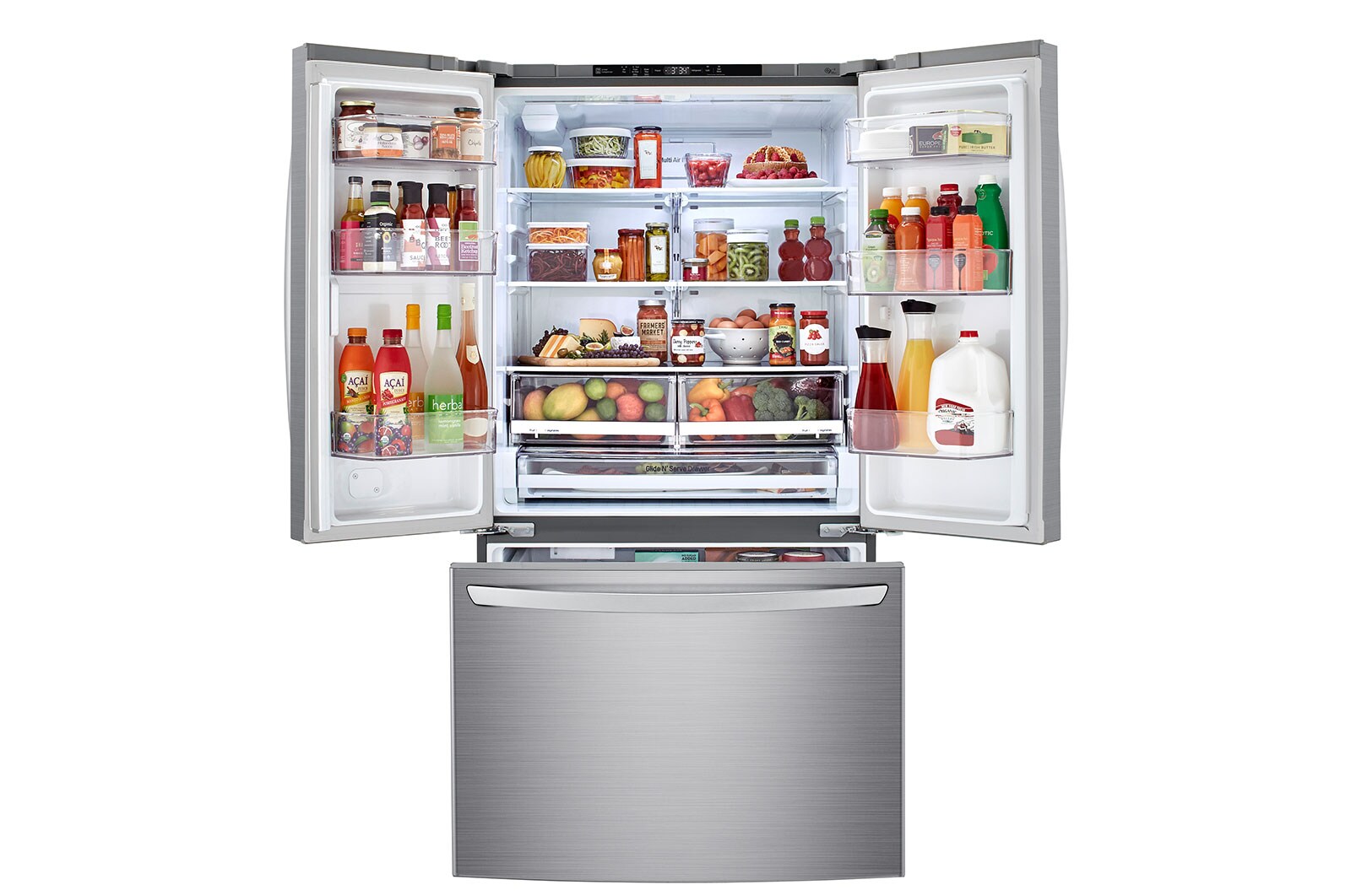 LG French Door Refrigerator with 813L Gross Capacity, Linear Cooling