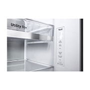 LG InstaView™ 611L Door In Door Refrigerator, UVnano™, LINEARCooling™, ThinQ™ in Silver color, GCX-287TNS, GCX-287TVS, thumbnail 9