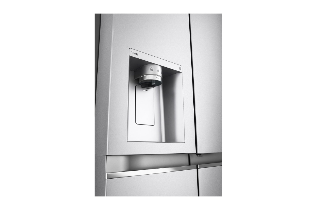 LG multi-door refrigerator, 674 liters - silver