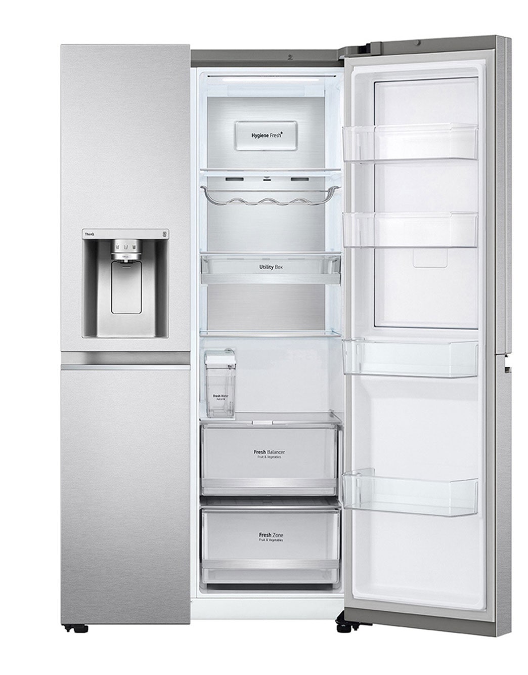LG DoorinDoor™ ThinQ™ Side by Side 611L Refrigerator, UVnano