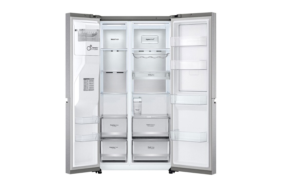 LG DoorinDoor™ ThinQ™ Side by Side 611L Refrigerator, UVnano