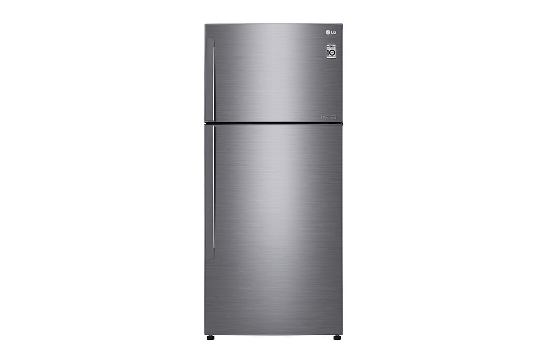 LG Top freezer Refrigerator 516L Gross Capacity, Smart Inverter Compressor, DoorCooling+™, Silver Color, GNM-705HLI, GNM-705HLI