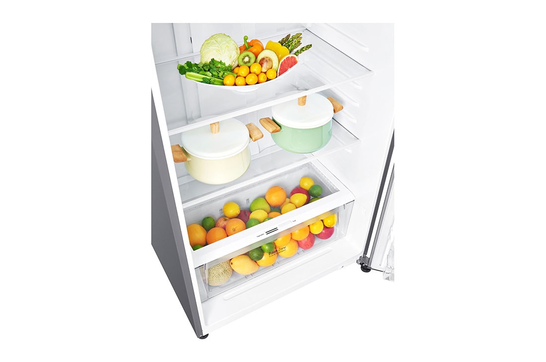 LG Top freezer Refrigerator 516L Gross Capacity, Smart Inverter Compressor, DoorCooling+™, Silver Color, GNM-705HLI, GNM-705HLI, thumbnail 8