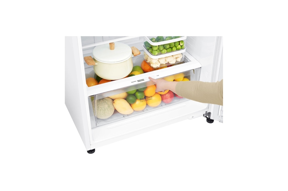 LG Top freezer Refrigerator 516L Gross Capacity, Smart Inverter Compressor, DoorCooling+™, White Color, GNM-705HWI, GNM-705HWI, thumbnail 5