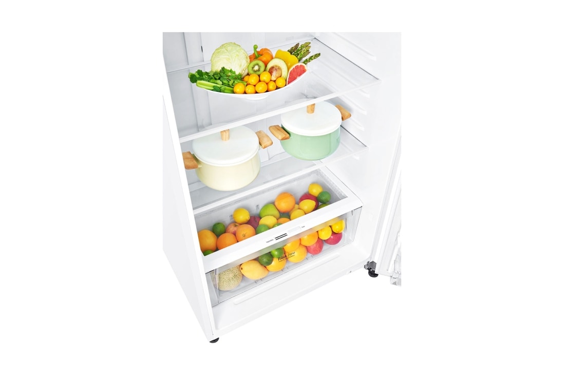LG Top freezer Refrigerator 516L Gross Capacity, Smart Inverter Compressor, DoorCooling+™, White Color, GNM-705HWI, GNM-705HWI, thumbnail 6