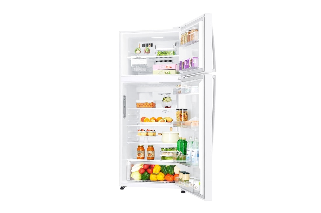 LG Top freezer Refrigerator 516L Gross Capacity, Smart Inverter Compressor, DoorCooling+™, White Color, GNM-705HWI, GNM-705HWI, thumbnail 9