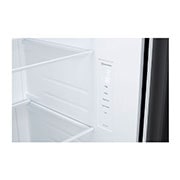 LG Side by Side 647L Refrigerator, Inverter Compressor, Multi AirFlow, Express Cool, Smart Diagnosis™, White Glass color, Veggi box, GCB-287GNWC, thumbnail 3