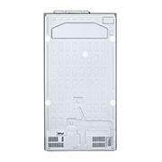 LG Side by Side 647L Refrigerator, Inverter Compressor, Multi AirFlow, Express Cool, Smart Diagnosis™, White Glass color, back view, GCB-287GNWC, thumbnail 15
