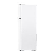 LG Top freezer Refrigerator 423L Gross Capacity, Smart Inverter™ , White Color, side view, GLB-582GVWP, thumbnail 15