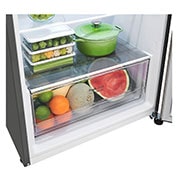 LG Top freezer 423L Gross Capacity, Inverter , Silver, drawer with fruit stored, GNB-582GVLP, thumbnail 3