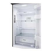 LG Top freezer 423L Gross Capacity, Inverter , Silver, bottom fridge opened, GNB-582GVLP, thumbnail 7