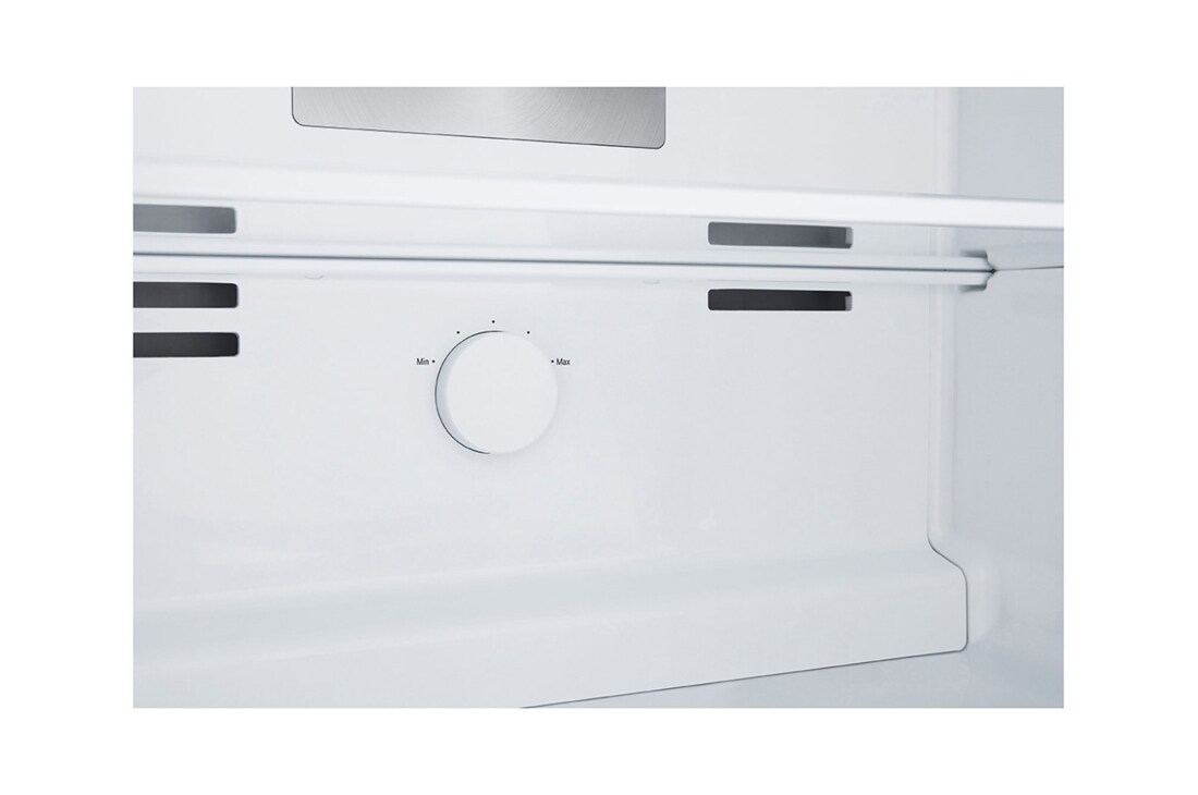 LG Top freezer 423L Gross Capacity, Inverter , Silver, detail view of temperature control knob, GNB-582GVLP, thumbnail 5