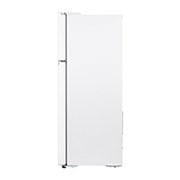 LG Top freezer Refrigerator 423L Gross Capacity, Smart Inverter™ , White Color, side view, GNB-582GVWP, thumbnail 11