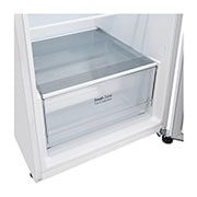 LG Top freezer Refrigerator 423L Gross Capacity, Smart Inverter™ , White Color, detail view of pull-out tray, GNB-582GVWP, thumbnail 7