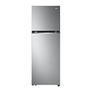 LG Top freezer Refrigerator 360L Gross Capacity, Smart Inverter™, Silver Color, front view, GNB-542GVLP, thumbnail 12