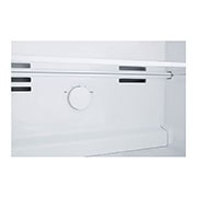 LG Top freezer Refrigerator 360L Gross Capacity, Smart Inverter™, Silver Color, detail view of temperature control knob, GNB-542GVLP, thumbnail 4