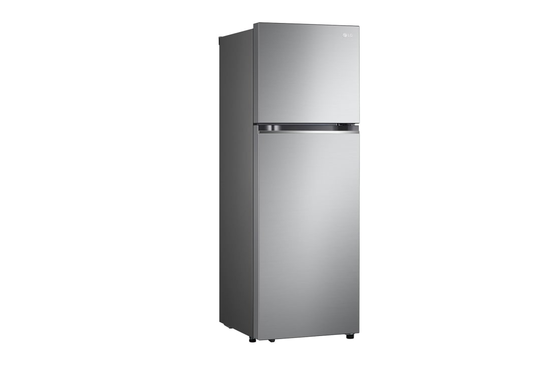 LG Top freezer Refrigerator 360L Gross Capacity, Smart Inverter™, Silver Color, left view, GNB-542GVLP, thumbnail 10