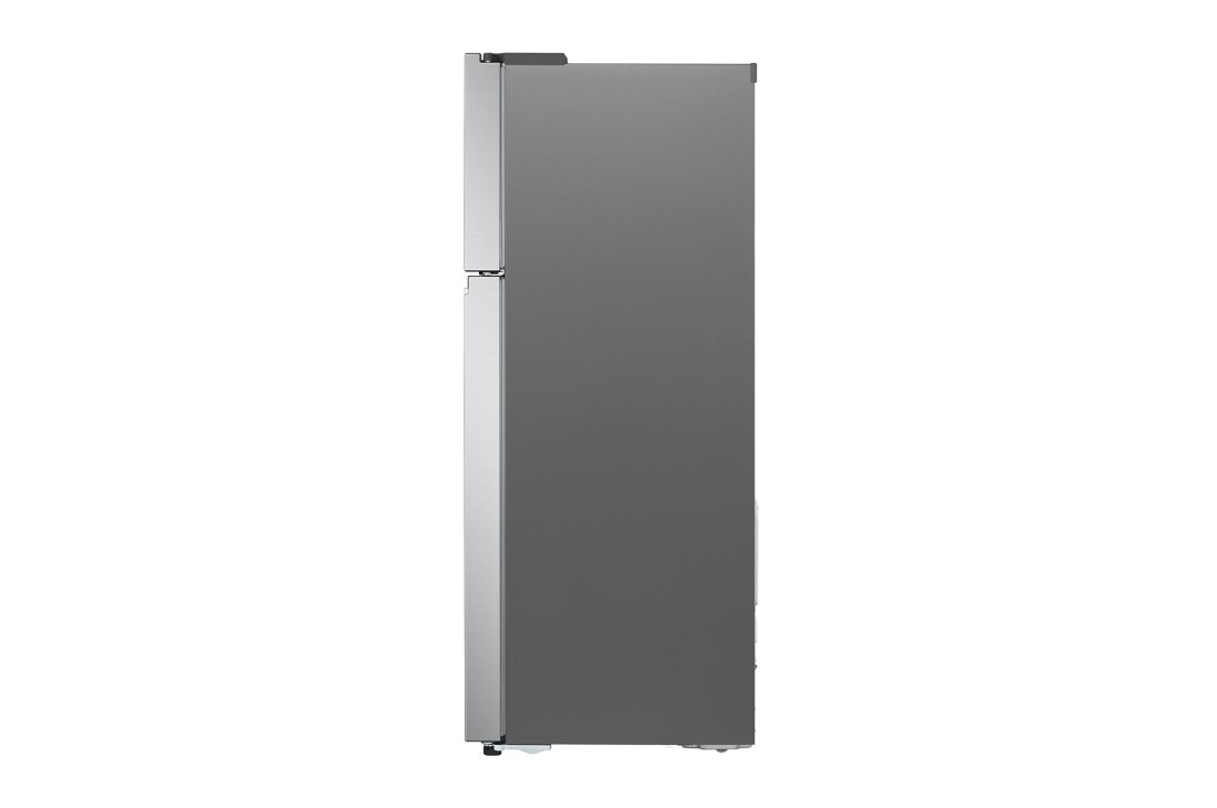 LG Top freezer Refrigerator 360L Gross Capacity, Smart Inverter™, Silver Color, side view, GNB-542GVLP, thumbnail 12