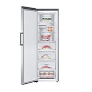 LG 324L Total No Frost Upright Freezer,  Smart Inverter Compressor, Stainless Steel Finish, GC-B514ELFM, thumbnail 2