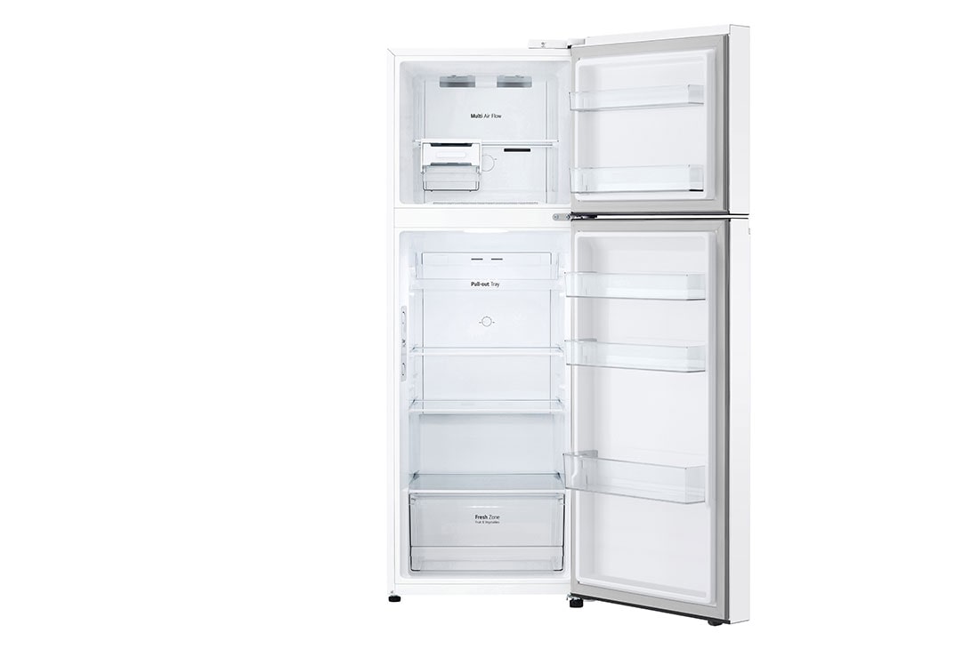 LG Top freezer Refrigerator 360L Gross Capacity, Smart Inverter™ , White Color, GNB-542GVWP, thumbnail 3