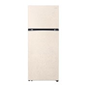 LG Top freezer Ref 423L Gross Capacity, Smart Inverter™,Beige, front view, GNB-582GVZP, thumbnail 1