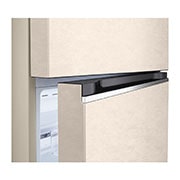 LG Top freezer Ref 423L Gross Capacity, Smart Inverter™,Beige, detail view of bottom fridge handle, GNB-582GVZP, thumbnail 9