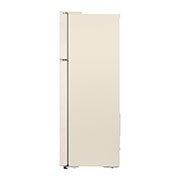 LG Top freezer Ref 423L Gross Capacity, Smart Inverter™,Beige, side view, GNB-582GVZP, thumbnail 14