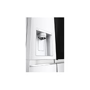 LG InstaView™ ThinQ™ 611L Side by Side Refrigerator, UVnano™, LINEARCooling™, ThinQ™ in White color, GCX-287TNW, GCX-287TVW, thumbnail 7