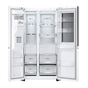 LG InstaView™ ThinQ™ 611L Side by Side Refrigerator, UVnano™, LINEARCooling™, ThinQ™ in White color, GCX-287TNW, GCX-287TVW, thumbnail 10