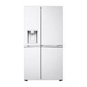 LG Door-in-Door™ ThinQ™ Side by Side 611L Refrigerator, UVnano™, LINEARCooling™, ThinQ™ in White color, LG Door-in-Door™ ThinQ™ Side by Side 611L Refrigerator, UVnano™, LINEARCooling™, ThinQ™ in White color, GCJ-287GNW, thumbnail 1
