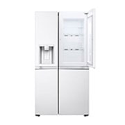 LG Door-in-Door™ ThinQ™ Side by Side 611L Refrigerator, UVnano™, LINEARCooling™, ThinQ™ in White color, LG Door-in-Door™ ThinQ™ Side by Side 611L Refrigerator, UVnano™, LINEARCooling™, ThinQ™ in White color, GCJ-287GNW, thumbnail 9