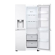 LG Door-in-Door™ ThinQ™ Side by Side 611L Refrigerator, UVnano™, LINEARCooling™, ThinQ™ in White color, LG Door-in-Door™ ThinQ™ Side by Side 611L Refrigerator, UVnano™, LINEARCooling™, ThinQ™ in White color, GCJ-287GNW, thumbnail 11