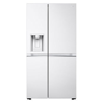 LG Side by Side 617L Refrigerator, ThinQ™, LINEARCooling™, White color1
