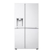 LG Side by Side 617L Refrigerator, ThinQ™, LINEARCooling™, White color, GCL-287GVW, thumbnail 1