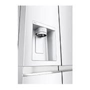 LG Side by Side 617L Refrigerator, ThinQ™, LINEARCooling™, White color, GCL-287GVW, thumbnail 6