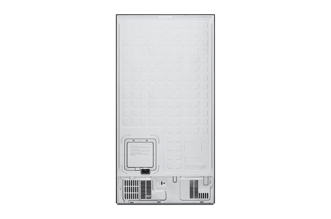 LG Side by Side 508L Refrigerator, Smart Inverter Compressor, Multi AirFlow, Silver, Back, GHB-247DVE, thumbnail 15