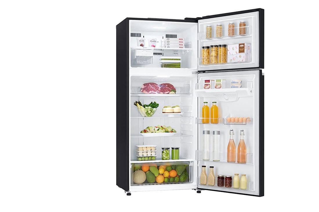 LG Top freezer 547L ,Inverter, Door Cooling+, Black Glass, GNB-762HGI, GNB-762HGI, thumbnail 14