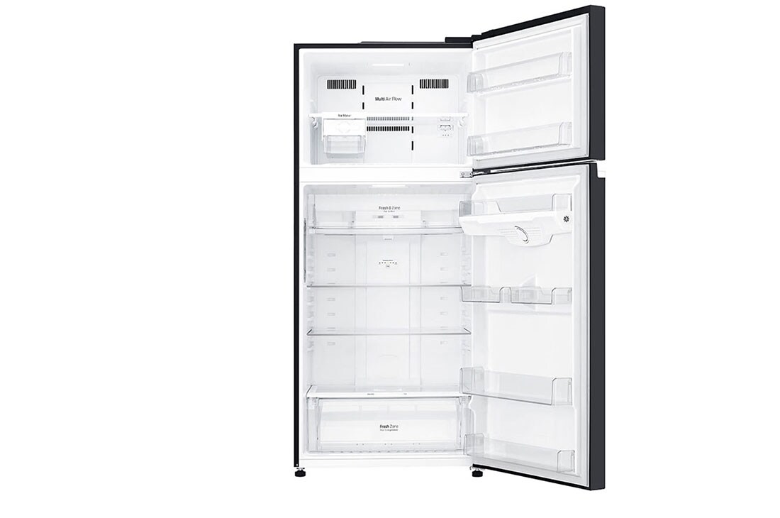 LG Top freezer 547L ,Inverter, Door Cooling+, Black Glass, GNB-762HGI, GNB-762HGI, thumbnail 2