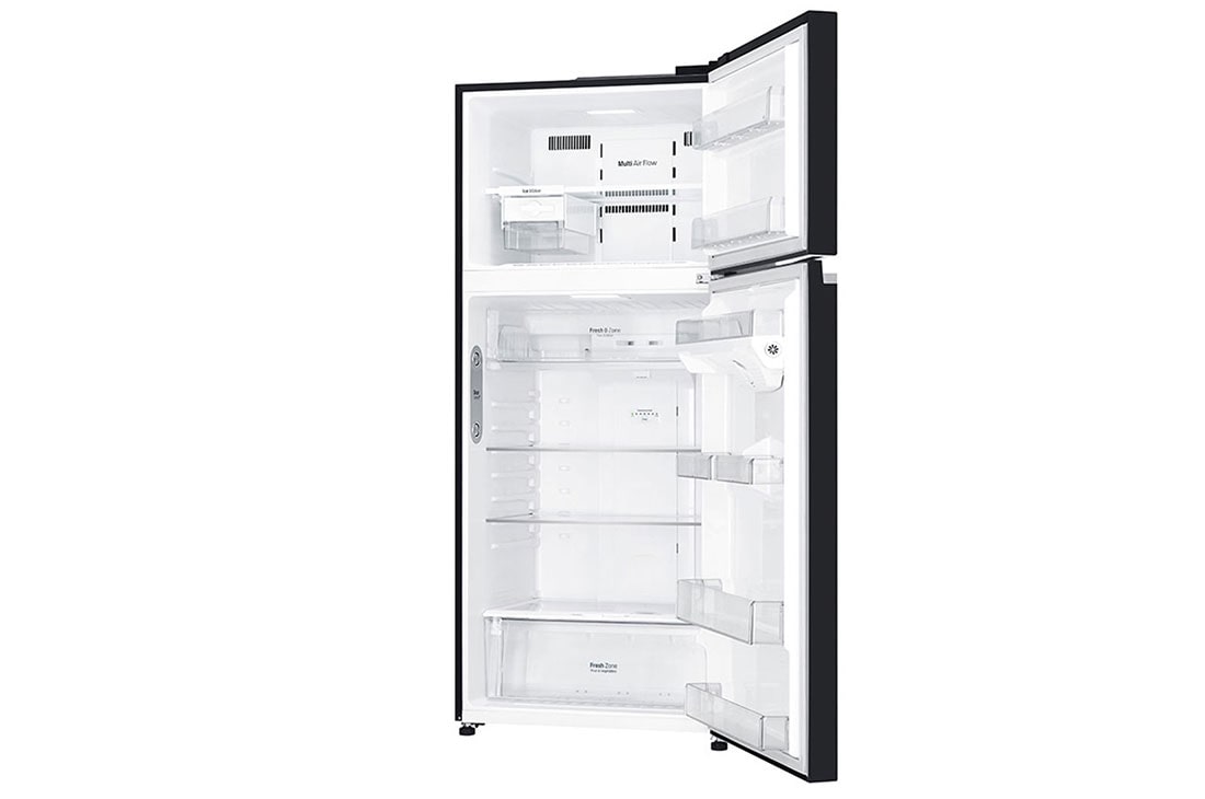 LG Top freezer 547L ,Inverter, Door Cooling+, Black Glass, GNB-762HGI, GNB-762HGI, thumbnail 4
